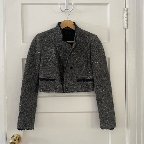 Theory Myleen Winterberry Tweed Jacket - Picture 5 of 11